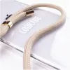 Funda bandolera Lookabe loo007 oro nude para iPhone 7/8 Plus – funda portátil para teléfono con correa