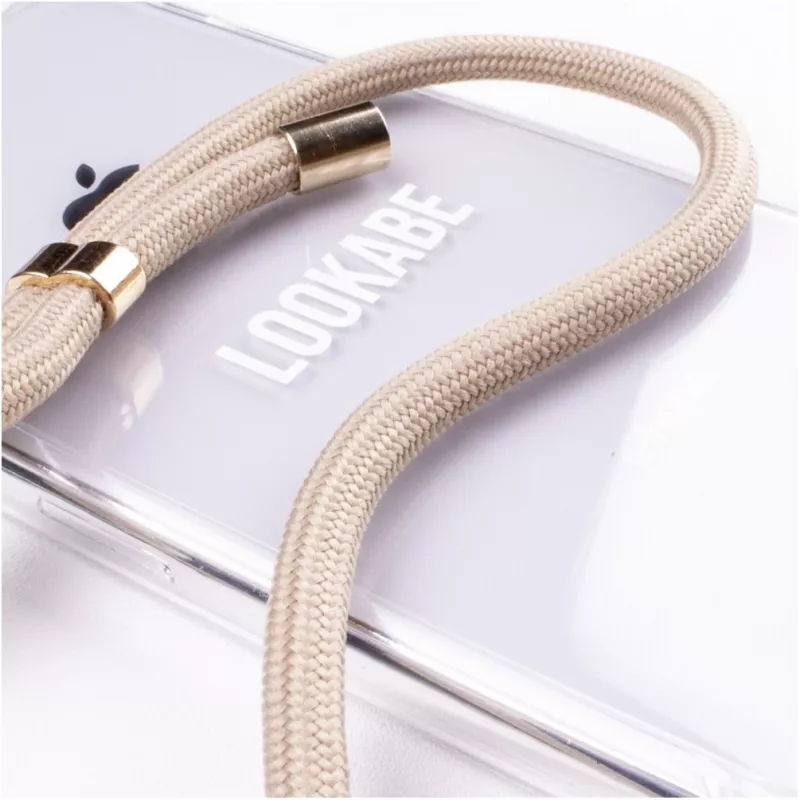 Funda bandolera Lookabe loo007 oro nude para iPhone 7/8 Plus – funda portátil para teléfono con correa