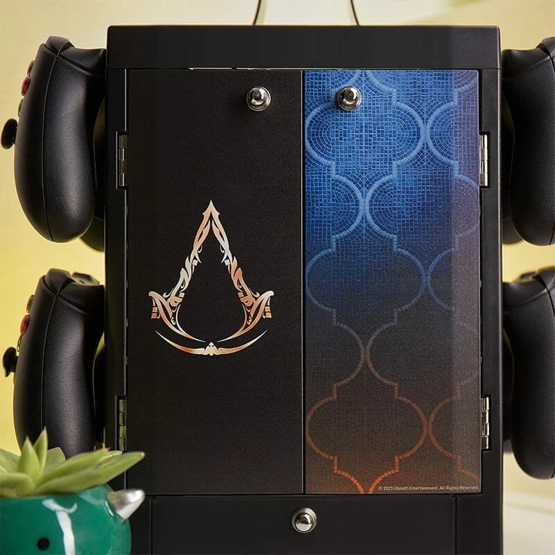 Numskull Games Official Assassin's Creed - Mirage Gaming Locker, soporte para discos de juegos, Xbox, Negro, Cableado, 1 unidad