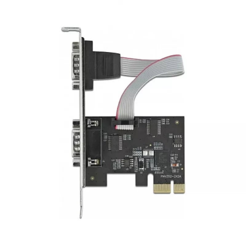 Tarjeta de expansión DeLOCK PCI Express x1 a 2 x Serie RS-232