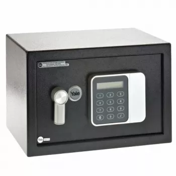 Caja fuerte de pie Yale YSG/200/DB2 — acero, cerradura de combinación, 8,6 L, 310×200×200 mm, negra