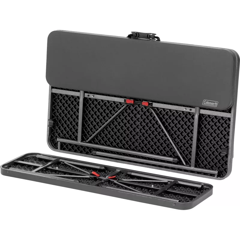 Mesa de camping Coleman 2199746 estructura de acero negra tablero de polipropileno