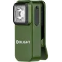 Luz de clip LED olight OCLIP verde con dos fuentes de luz, multifunción (modelo 12972)