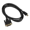 Adaptador de cable de vídeo Akasa AK-CBHD06-20BK 2m DVI-D HDMI negro