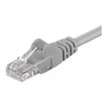 Wentronic Goobay Cable de red CAT 5e, U/UTP, Gris, 15 m - CCA mezcla de cobre (68352)