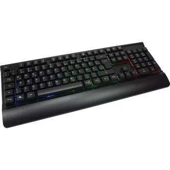 Conjunto de teclado y ratón gaming con cable INTER-TECH KC-3000 RGB retroiluminado, conexión USB