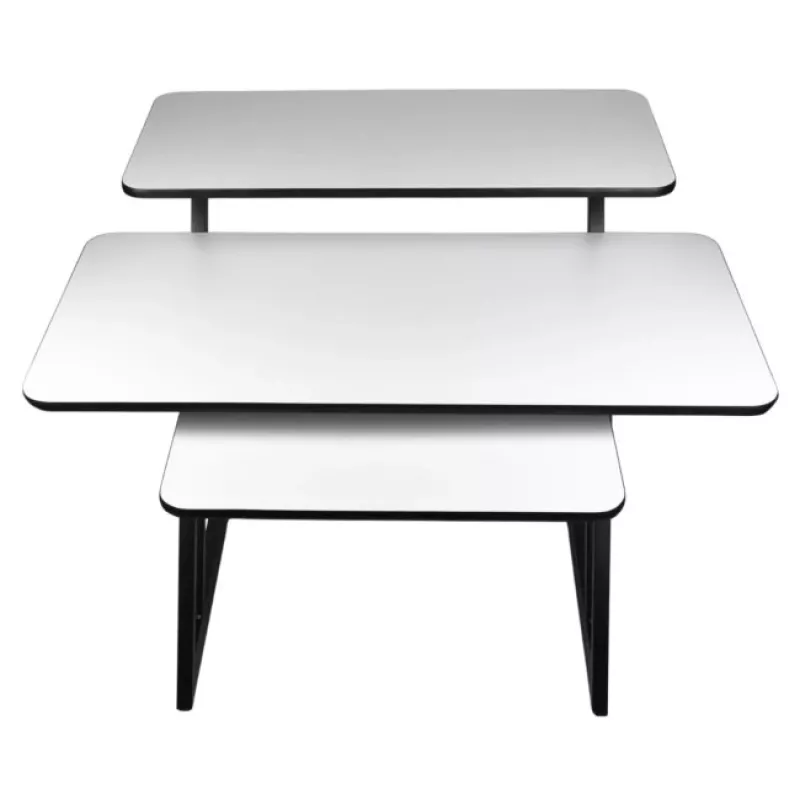 SD3 - Escritorio estudio puesto de trabajo tablero estante para equipo de audio bandeja extraíble para teclado 91,4 cm