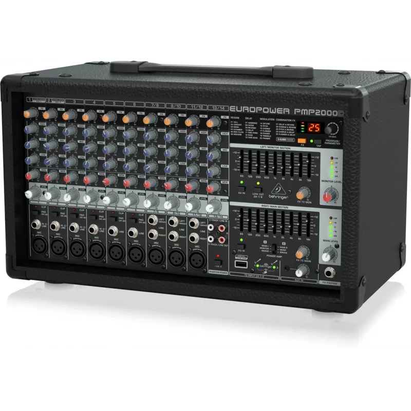 Behringer PMP2000D mesa de mezclas amplificada