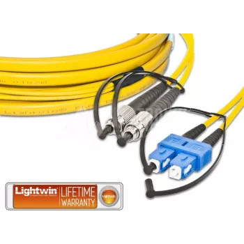 Lightwin LDP-09 FC-SC 15.0 FD cable de fibra óptica 15 m OS2 amarillo (LDP-09 FC-SC 15.0 FD)