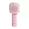 Micrófono Denver KMS-30 rosa micrófono con altavoz BT para karaoke