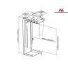 Soporte pasivo Maclean MC-713 S gris