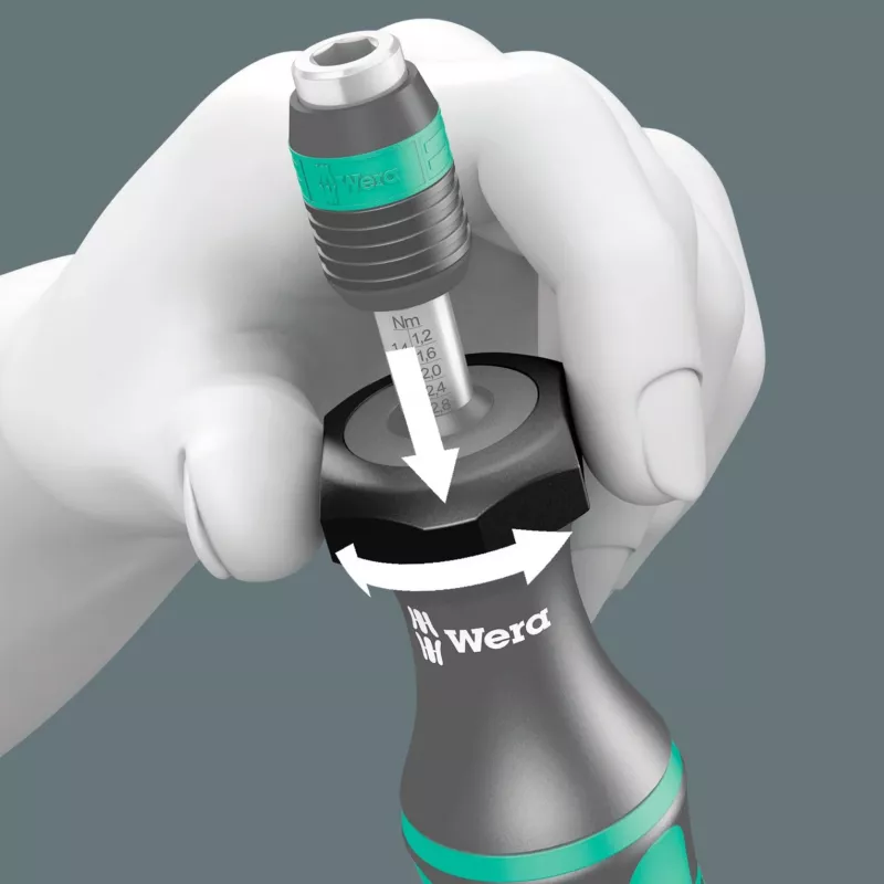 Wera 7440/41 Kraftform juego de destornilladores dinamométricos, 0,3-3,0 Nm, 26 piezas