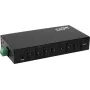 EXSYS GmbH Hub USB 3.2 Gen 2x1 metálico de 7 puertos, 7x USB-C, 57W (EX-12277HMS)