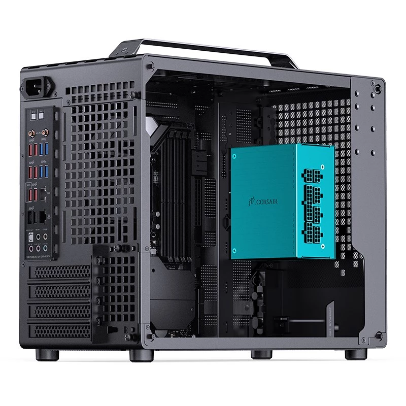 Jonsplus Caja MATX con asa Z20 – negra
