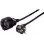 Cable alargador de corriente e+p SV 52 5m 1 toma de corriente AC Negro