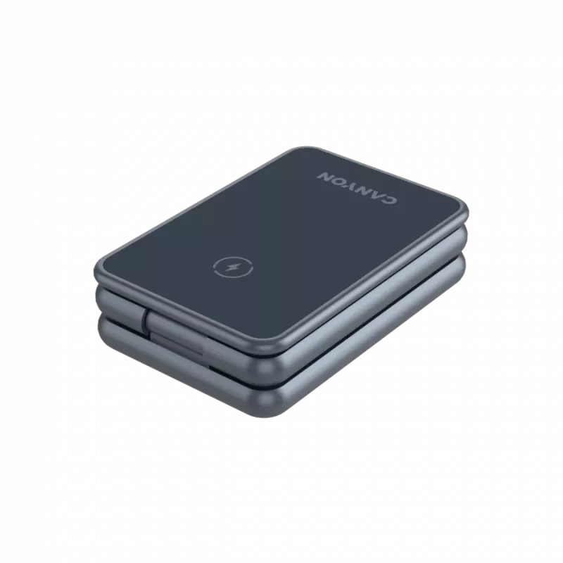 Cargador inalámbrico plegable CANYON OnCharge 309 15W 3en1 metal