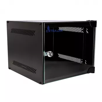 EXTRALINK LITE 4U 10 280X310 armario rack de pared negro