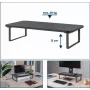 Soporte de monitor Gembird MS-TABLE-03 / pie de escritorio negro