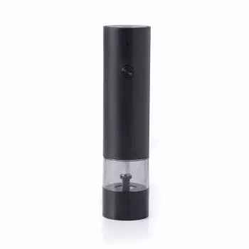 Molino de sal PROMIS MP34, mecanismo cerámico, molienda ajustable, 180 mm, negro, USB