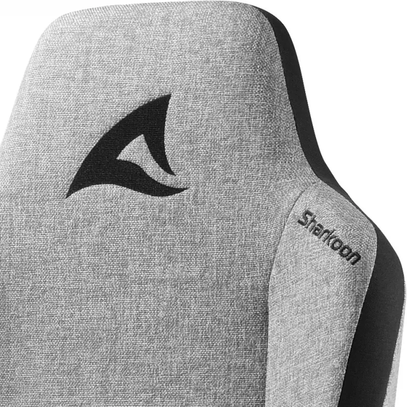 Silla gaming Sharkoon SKILLER SGS40 tejido con asiento y respaldo acolchados gris