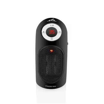 ETA | Calefactor | ETA162390000 Fogos mini | Calefactor | 400 W | Apto para habitaciones de hasta 8 m² | Negro | N/A