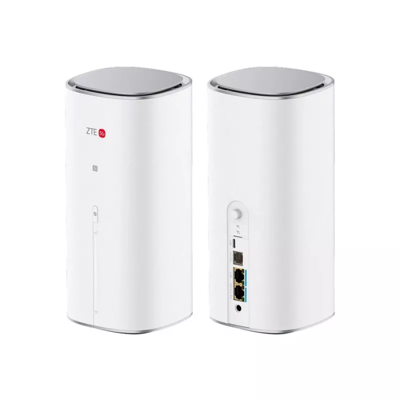 Router ZTE G50 Wi‑Fi 7 5G router de doble banda con SDX72‑1, 2,5 GbE, USB‑C, ranura SIM