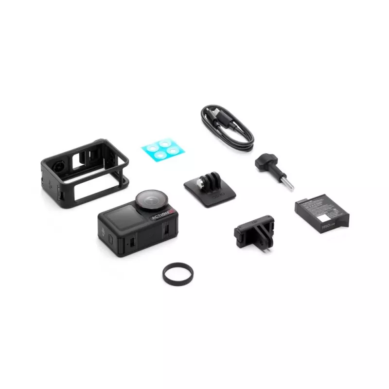 DJI Osmo Action 5 Pro Standard Combo cámara de acción, 40 MP, 4K Ultra HD 120 fps, sensor CMOS de 1/1,3", resistente al agua a 20 m, negra