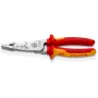 Pelacables Knipex 13 76 200 ME capacidad de pelado 6 mm rojo acero inoxidable amarillo