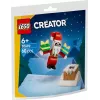 Juguete de construcción LEGO Santa's Chimney Polybag 30692 – mini set navideño de construcción
