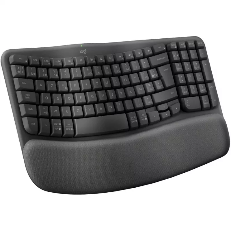 Teclado inalámbrico ergonómico Wave Keys - GRAPHITE - NLB - 2.4GHZBT - NA - CENTRAL-419 - UNIVERSAL