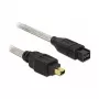 Cable FireWire A/B DeLOCK 82589 2,0 m Gris macho/macho
