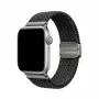 Correa GUAN Premium para Apple Watch 38/40/41/42 mm — Correa de repuesto negra/gris