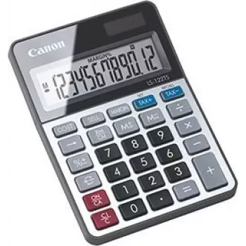 Calculadora de sobremesa Canon LS-122TS con pantalla Gris