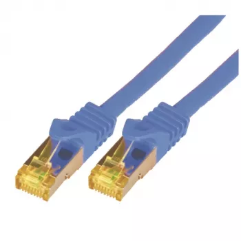 Cable de red M-Cab 7,5 m RJ-45 Cat7 azul S/FTP