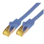Cable de red M-Cab 7,5 m RJ-45 Cat7 azul S/FTP