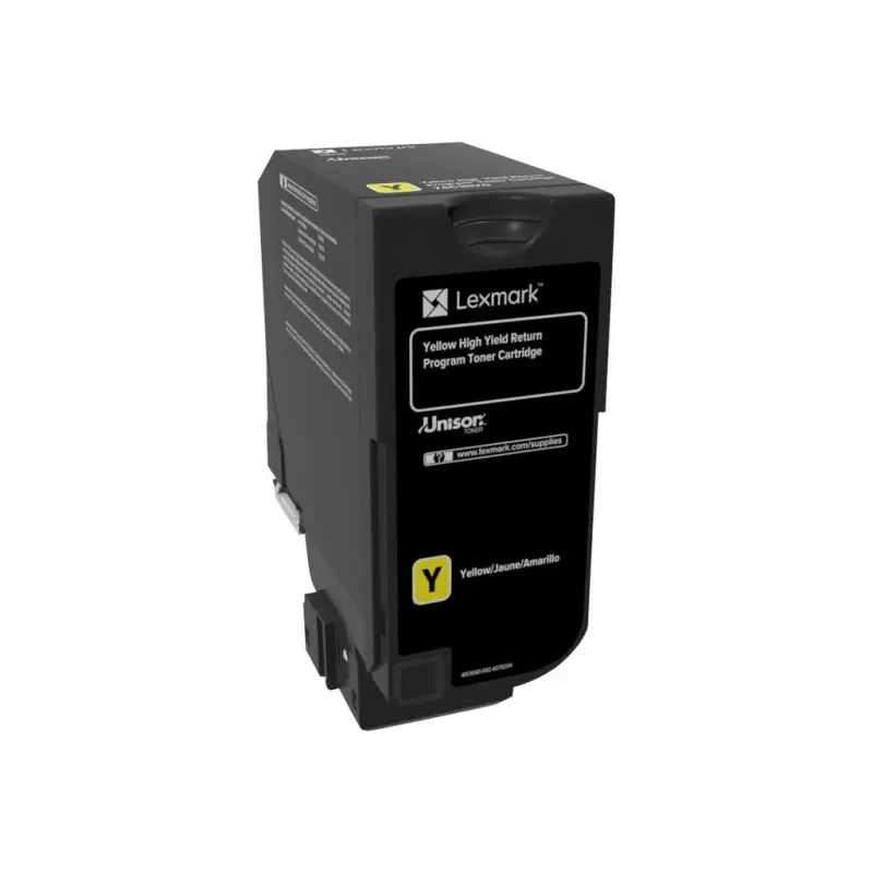 LEXMARK 74C2HY0 tóner Lexmark 74C2HY0 amarillo 12.000 páginas CS725de / CS725dte