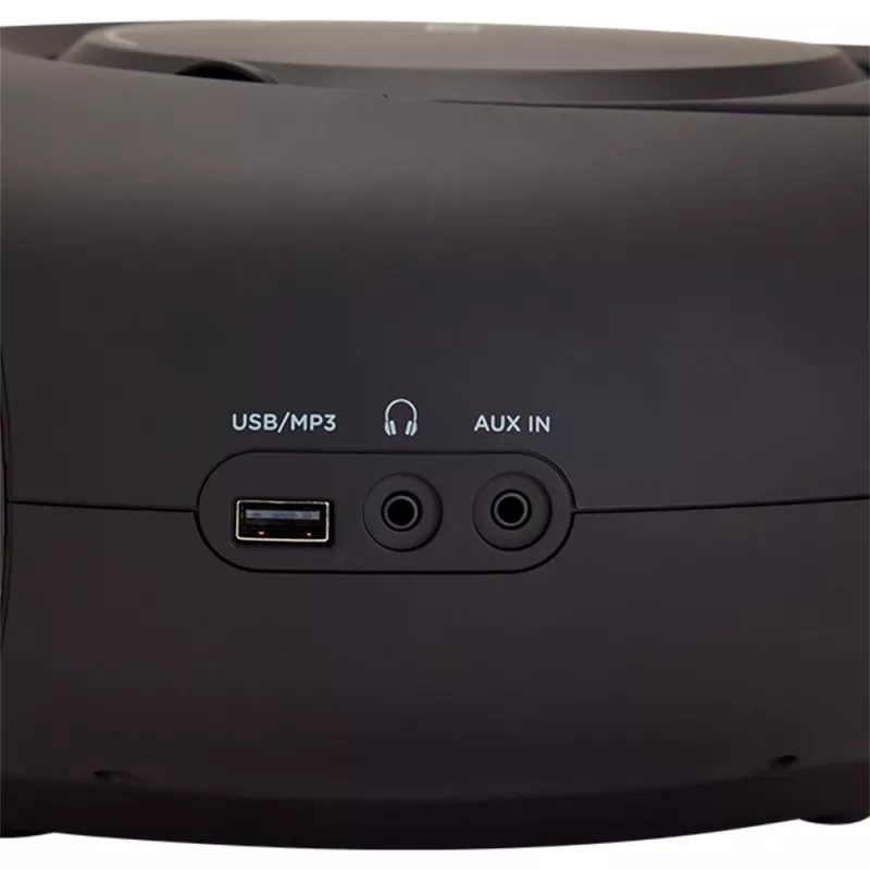 Microcadena de audio Aiwa BBTU-400BK, reproductor CD/MP3/FM-PLL/BT (Negro)