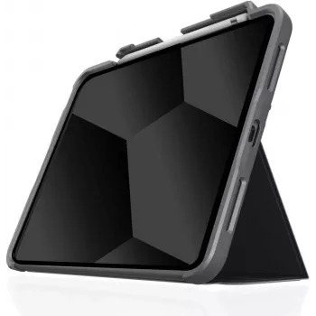 STM Dux Plus - Funda para iPad 11 (2025)/ iPad 10.9 (2022) MIL-STD-810G con soporte para Apple Pencil (negro) versión EDU/COM