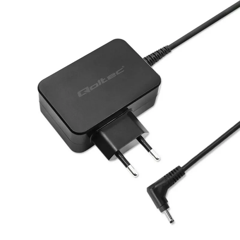 Fuente de alimentación Qoltec 51032 45W para interiores negra para portátiles