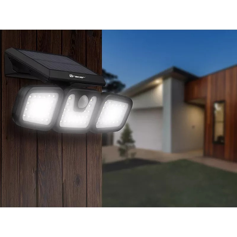 Tracer 47191 foco LED solar Saturn con detector de movimiento