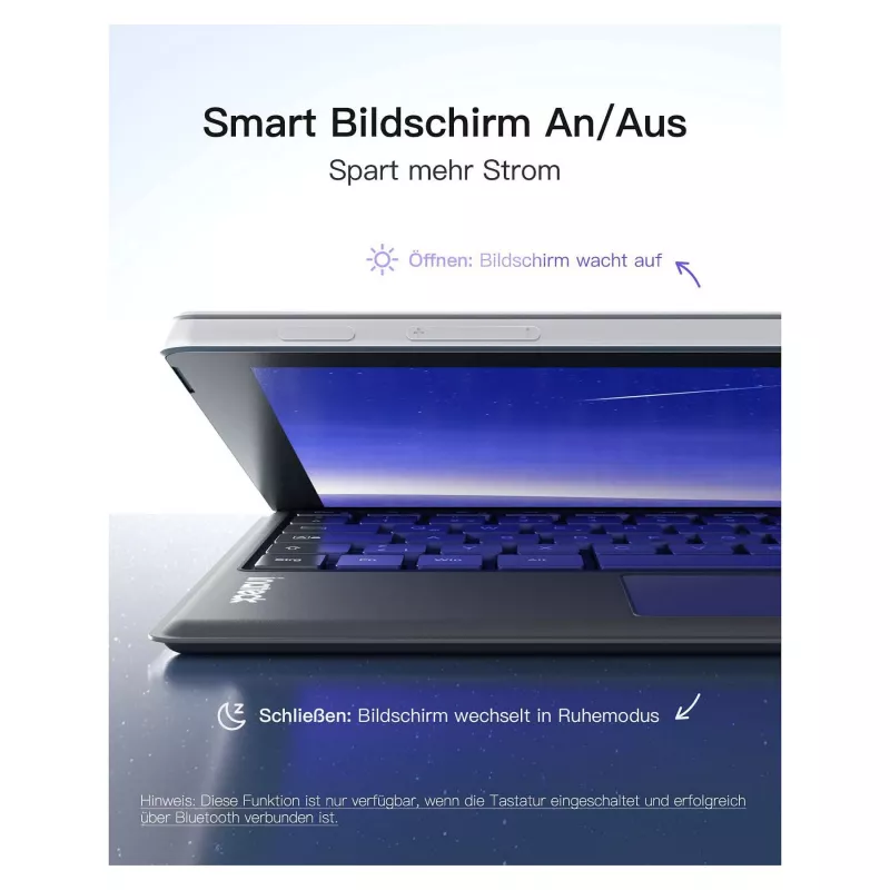 inateck teclado Surface gris, Sureface GO 1-4 Com. QWERTZ