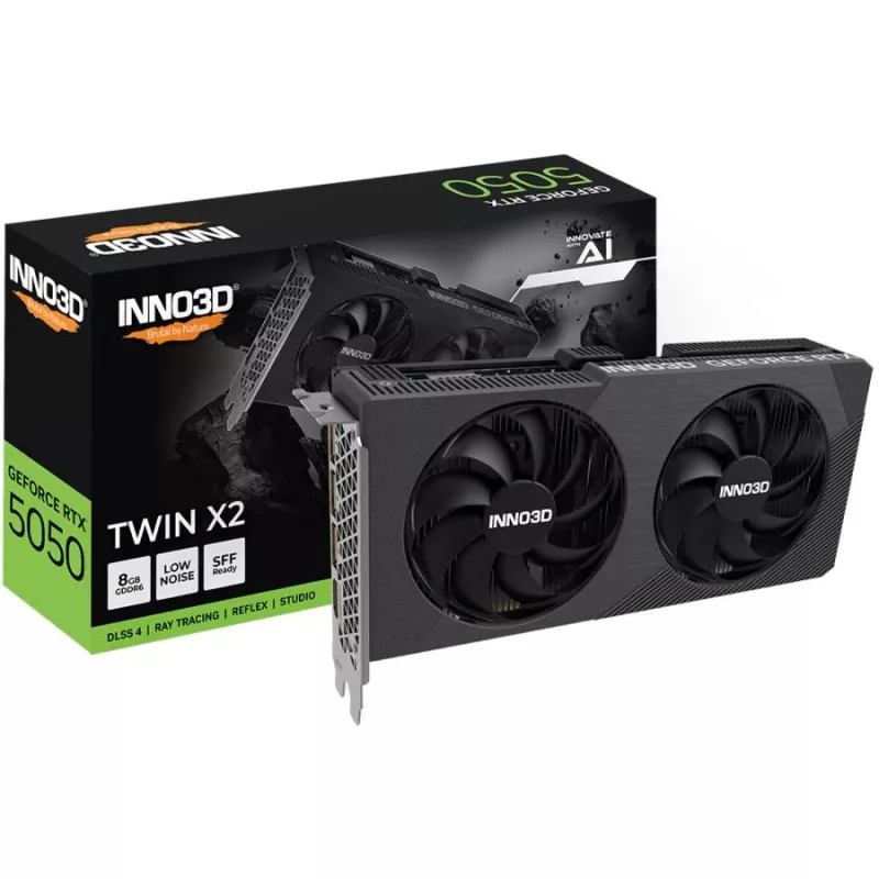 INNO3D GeForce RTX 5050 TWIN X2 8GB GDDR6 Tarjeta gráfica