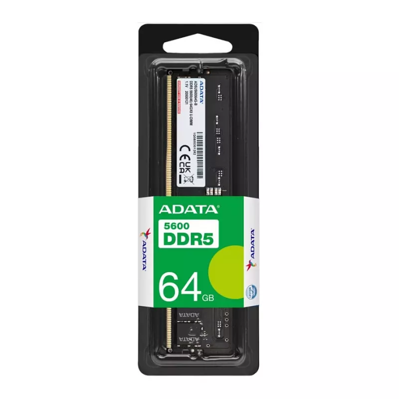 Módulo de memoria ADATA AD5U560064G-S 64 GB 1 x 64 GB DDR5 5600 MT/s 288 pines DIMM