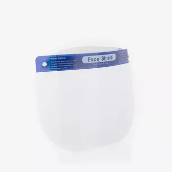 Visera protectora mascarilla de aislamiento visor transparente antivaho modelo