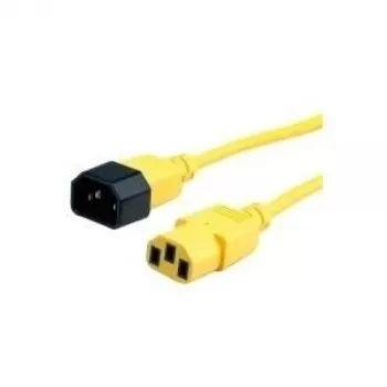 Cable de conexión de aparatos ROLINE IEC 320 C14 - C13 amarillo 1,8m