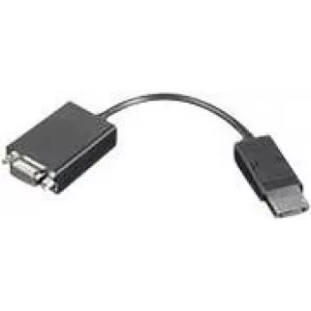Lenovo Cable adaptador de DisplayPort a VGA, 20 cm, FRU 57Y4141