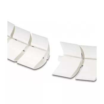 Canaleta de cables DeLOCK 740 x 75 mm regulable en altura blanco