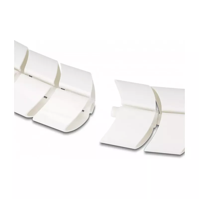 Canaleta de cables DeLOCK 740 x 75 mm regulable en altura blanco