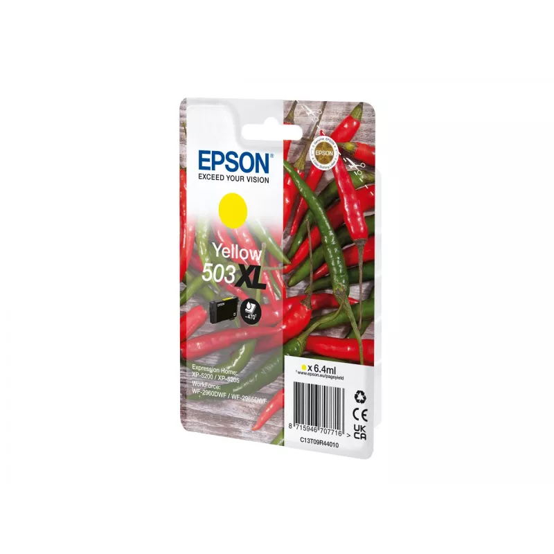 Cartucho de tinta Epson 503XL amarillo, original rendimiento alto (XL), 6,4 ml, Singlepack