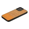 Funda protectora Man and Wood para iPhone 12 Pro Max — espiga naranja negro